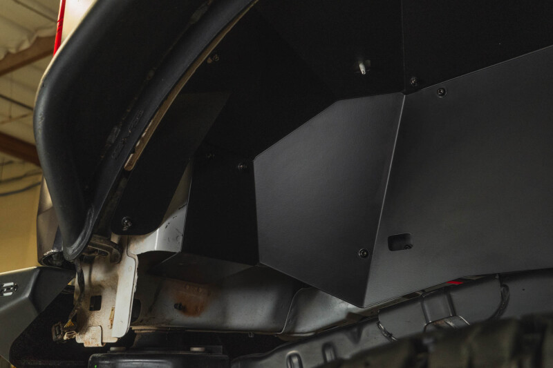 Ford Bronco Inner Fender Liners - Rear - DV8 Offroad - Aluminum - Satin Black - `21-`25